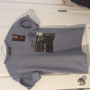 Designer oversized thick Tshirt size medium